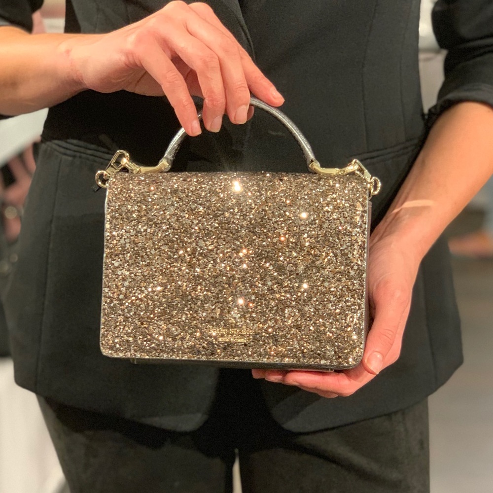 Kate Spade Maisie Laurel Way Glitter Crossbody Bag